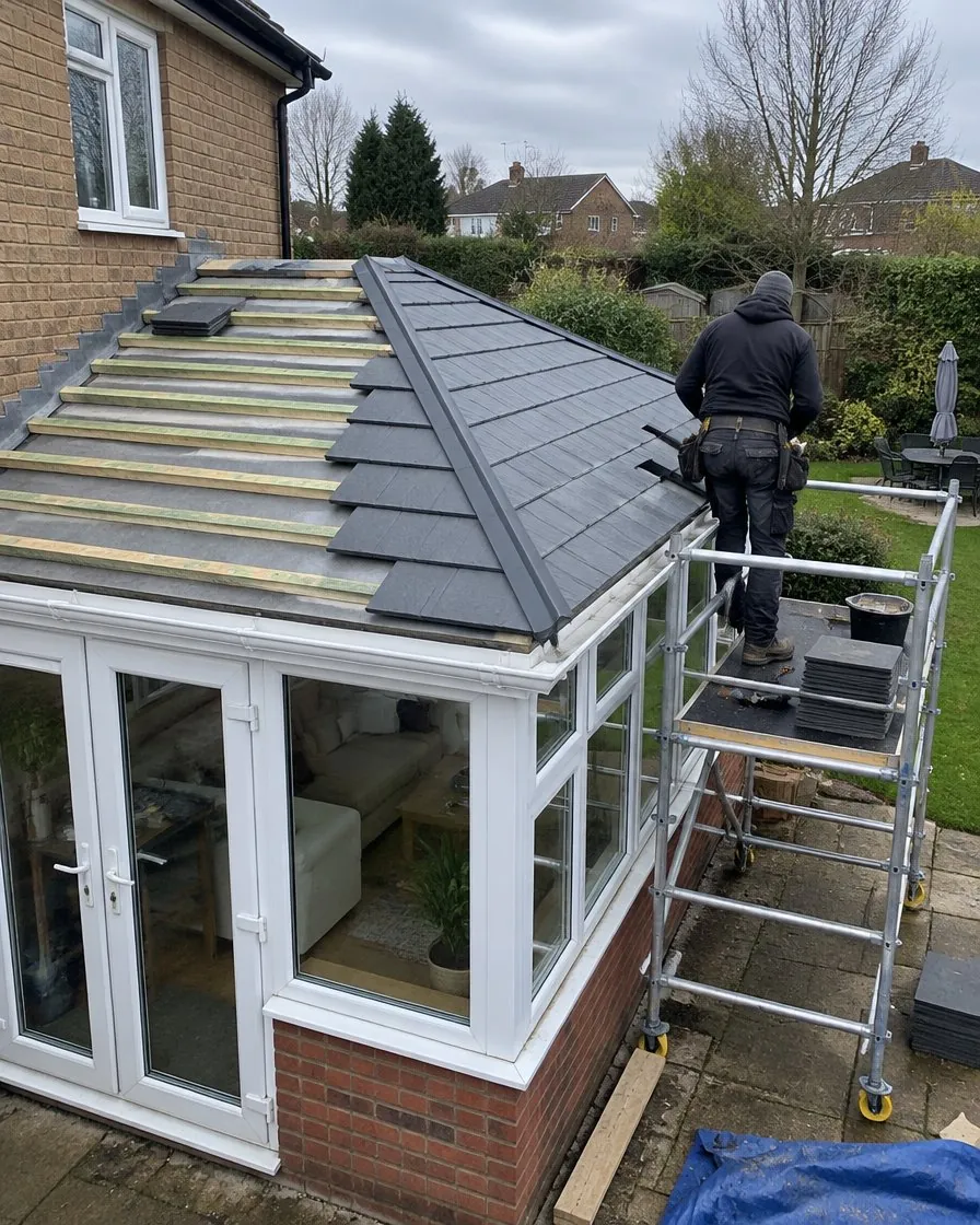 Conservatory roof replacement in Seaton