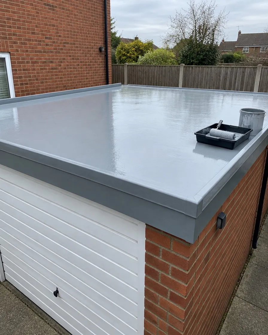 GRP fibreglass roofing in Seaton